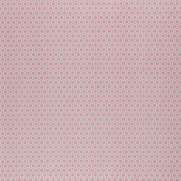 beschichtete Baumwolle - "Lennart" - Honigwabe - rosa