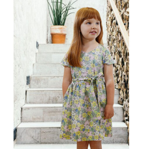 Papierschnittmuster Aria Kleid Kinder Gr 74-164 - Fadenkäfer