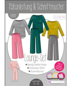 Papierschnittmuster Lounge Set Gr 32 - 58 - Ki-ba-doo