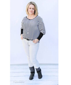Papierschnittmuster Pullover Casual Oversize Damen Gr. 32 - 58 - Fadenkäfer