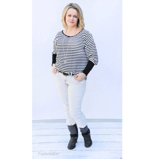 Papierschnittmuster Pullover Casual Oversize Damen Gr. 32 - 58 - Fadenkäfer
