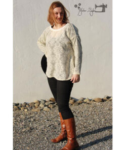 Papierschnittmuster Pullover Casual Oversize Damen Gr. 32 - 58 - Fadenkäfer