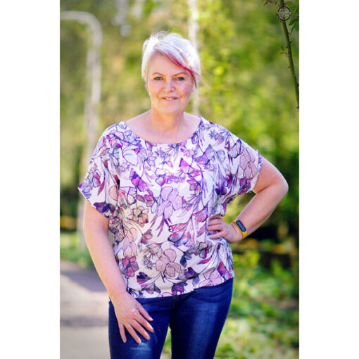 Papierschnittmuster Shirt Fly Damen Gr 32-58 - Fadenkäfer