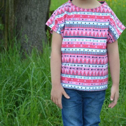Papierschnittmuster Fly Shirt Kinder Gr 74-164 - Fadenkäfer
