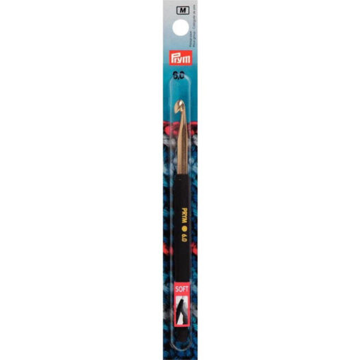Prym Wollhäkelnadeln Soft-Griff - 14cm - 6 mm