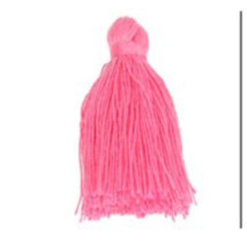 Quasten 4.5 cm lang - pink - 4 Stück