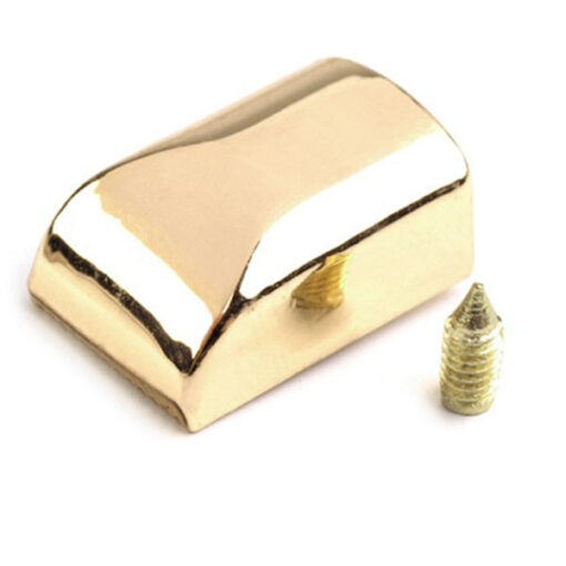 Reissverschluss Endstück - gold