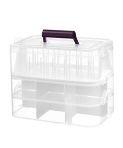 Zubehörbox mit 3 Lagen und Garn Organizer