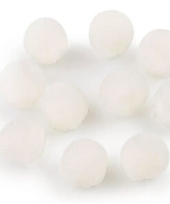 Bommel / Pompon 15 mm - wollweiss