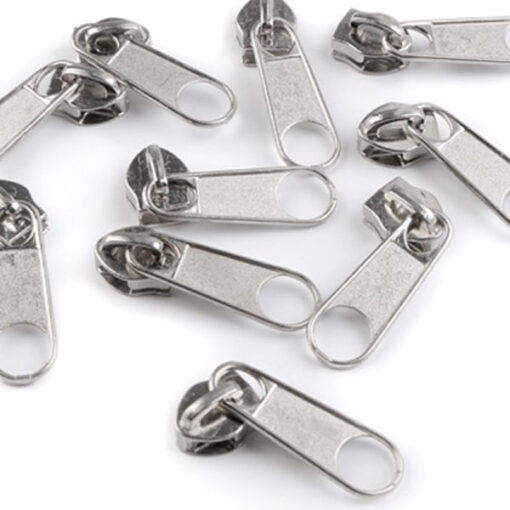 Schieber für 6 mm Reissverschluss - nickel