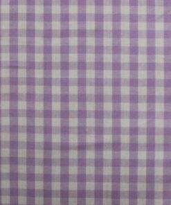 Baumwolle - Karo 5 mm - flieder / weiss