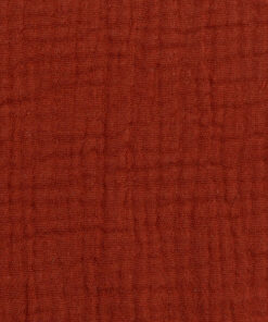 Double Gauze - "Jenke" uni - terracotta