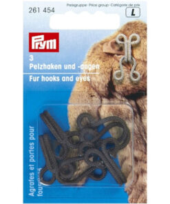 Prym 261454 Pelzhaken und Augen - braun