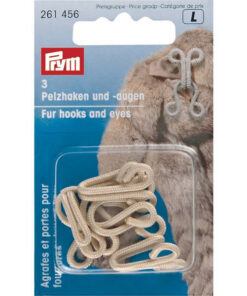 Prym 261456 Pelzhaken und Augen - beige