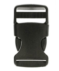 Steckschnalle 25 mm - schwarz