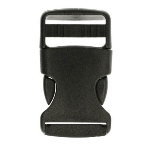 Steckschnalle 25 mm - schwarz