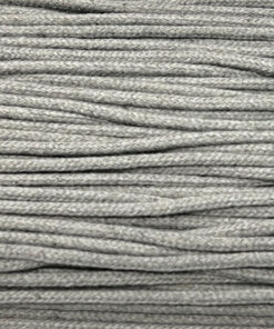 Baumwollkordel 3mm - mittelgrau