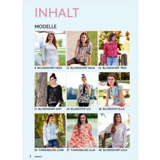 Blusenshirts nähen - Topp 8154