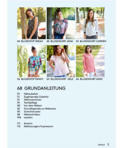 Blusenshirts nähen - Topp 8154