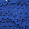 Zackenlitze 5 mm - blau
