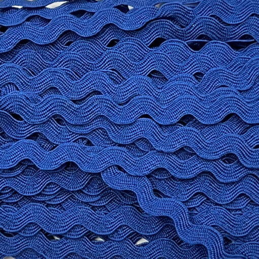 Zackenlitze 5 mm - blau