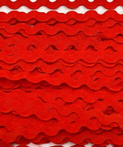 Zackenlitze 5 mm - rot