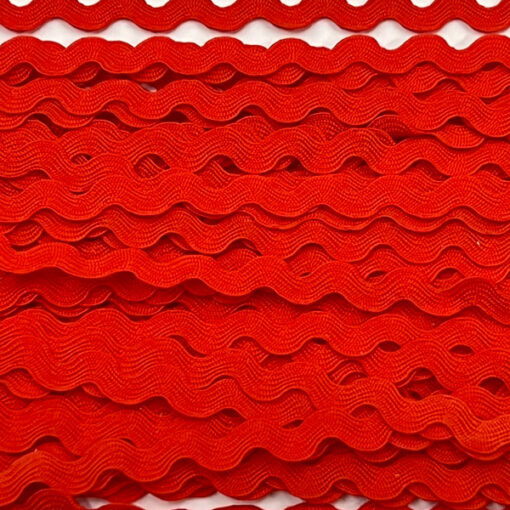 Zackenlitze 5 mm - rot