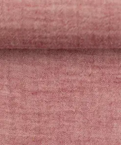 Double Gauze "Jonas" uni doubleface - burgundy meliert