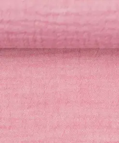 Double Gauze "Jonas" uni doubleface - pink meliert