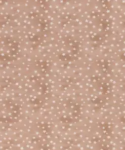 Jersey Baumwolle - "Panda" - Sterne - beige