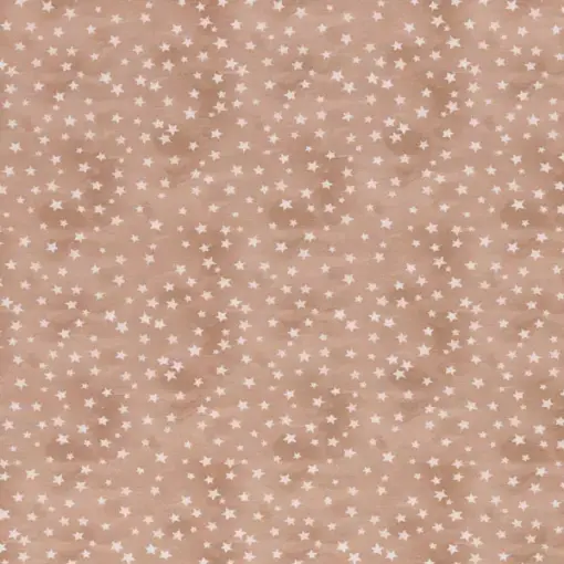 Jersey Baumwolle - "Panda" - Sterne - beige