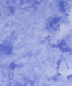 Double Gauze "Jakob" uni Batik - blau