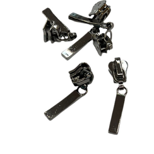Schieber für 6 mm Reissverschluss - nickel dunkel