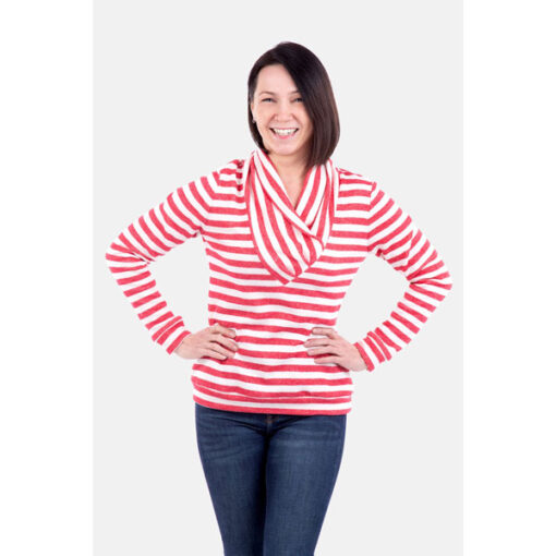 Papierschnittmuster Pullover mit Schlakragen "Yvette" Damen Gr 32-54 - Pattydoo