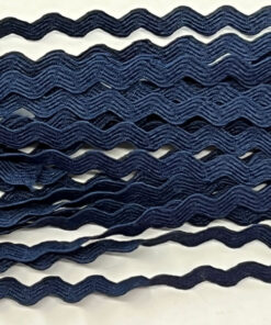 Zackenlitze 4 mm - dunkelblau