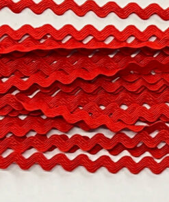 Zackenlitze 4 mm - rot