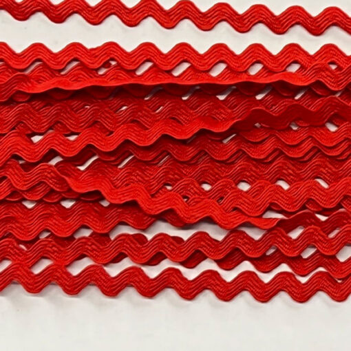 Zackenlitze 4 mm - rot