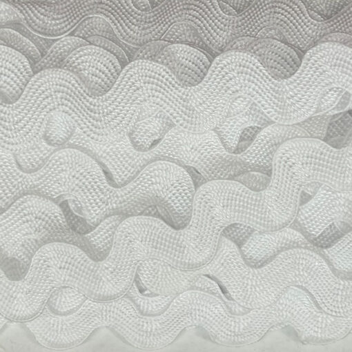 Zackenlitze 10 mm - weiss