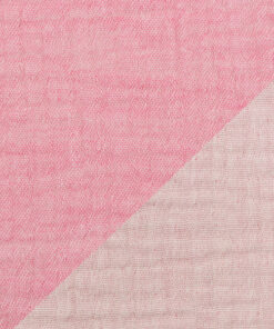 Double Gauze "Jonas" uni doubleface - pink meliert