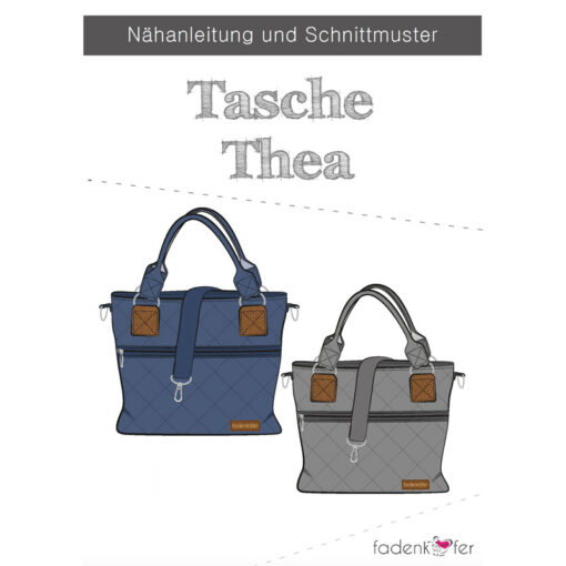 Papierschnittmuster Tasche Thea - Fadenkäfer