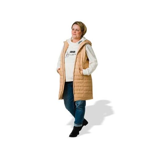 Papierschnittmuster Weste Damen Gr 32 - 58 - Fadenkäfer