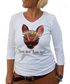 Papierschnittmuster Basicshirt Gr. 32 - 58 - Fadenkäfer