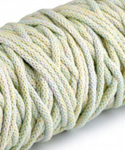 Multicolorkordel 5 mm - lime