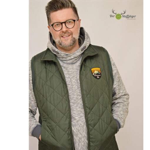 Papierschnittmuster Weste Herren 2 XS -4 XL - Fadenkäfer – Bild 2