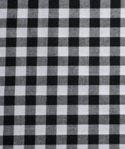 Baumwolle - Karo schwarz / weiss