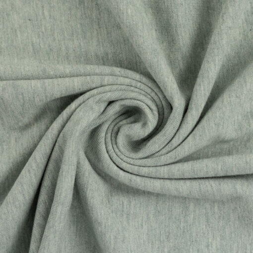 Jersey Baumwolle - "Vanessa" - uni mint melange