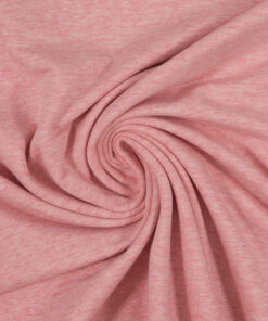 Jersey Baumwolle - "Vanessa" - uni rosa melange
