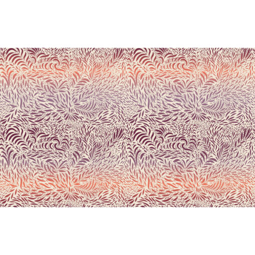 Jersey Baumwolle - "Breeze" by bienvenido colorido - bordeaux/orange/lila