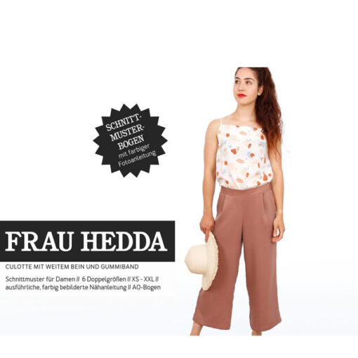 Papierschnittmuster "Frau Hedda" Hose Gr 146 - 52 - Studio Schnittreif