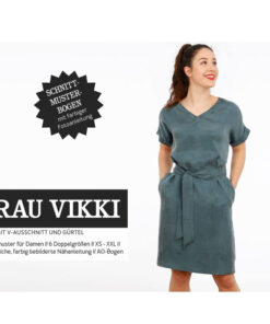 Papierschnittmuster "Frau Vikki" KleidGr 146 - 52 - Studio Schnittreif